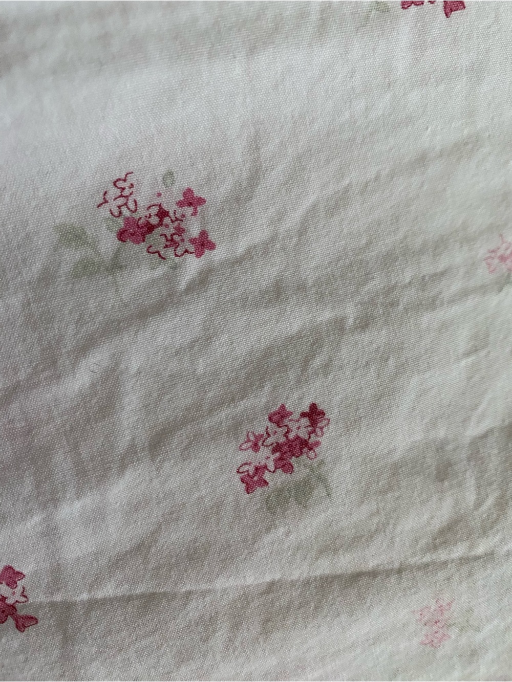 Shabby Chic Pink Floral Cotton Duvet Cover Set - Picture 5 of 6